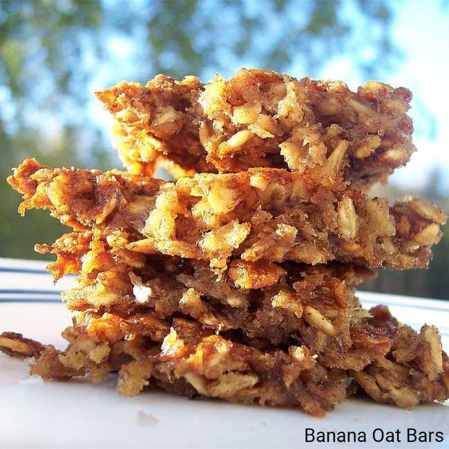 Banana Oat Bars