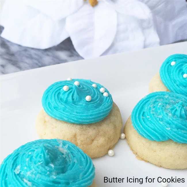 Butter Icing for Cookies