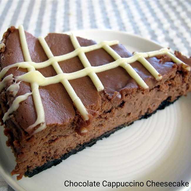 Chocolate Cappuccino Cheesecake