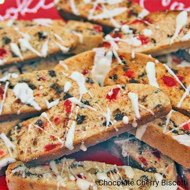 Chocolate Cherry Biscotti