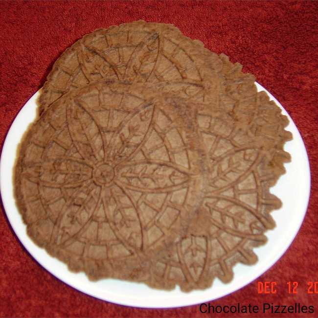 Chocolate Pizzelles