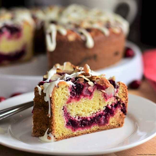 Cranberry Swirl Coffeecake