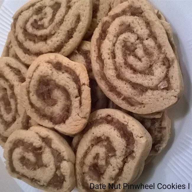 Date Nut Pinwheel Cookies I