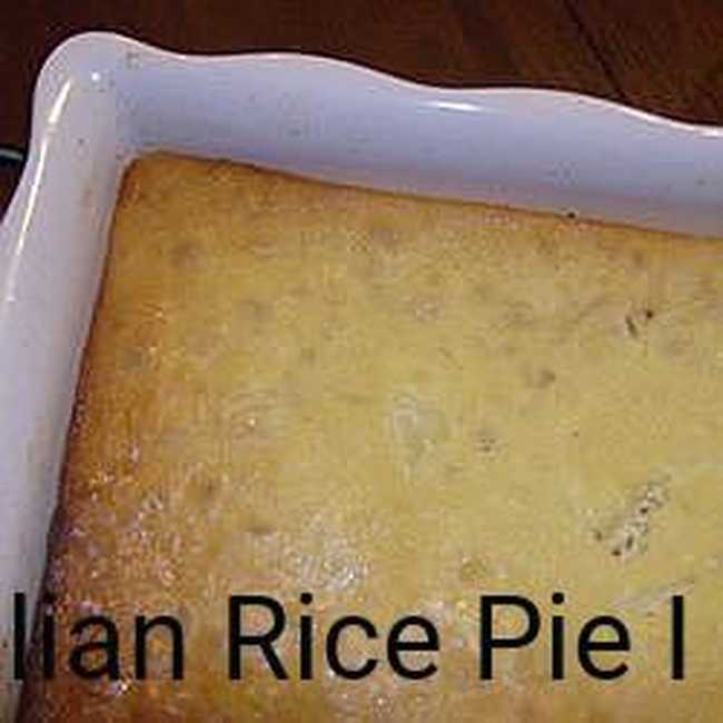 Italian Rice Pie I