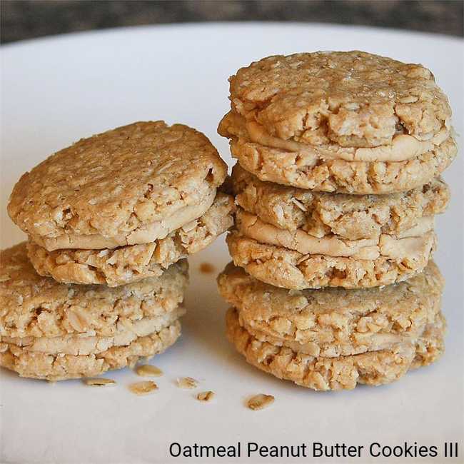 Oatmeal Peanut Butter Cookies III