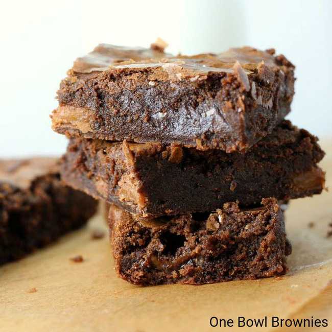 One Bowl Brownies