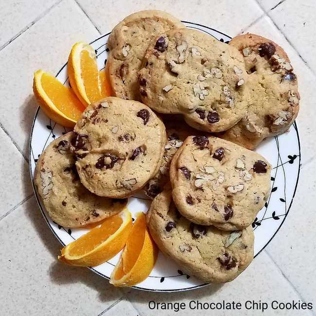 Orange Chocolate Chip Cookies