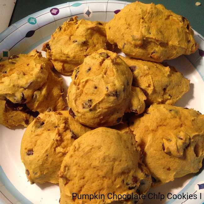 Pumpkin Chocolate Chip Cookies I