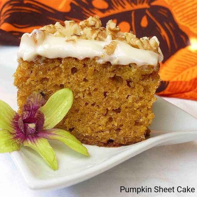 Pumpkin Sheet Cake