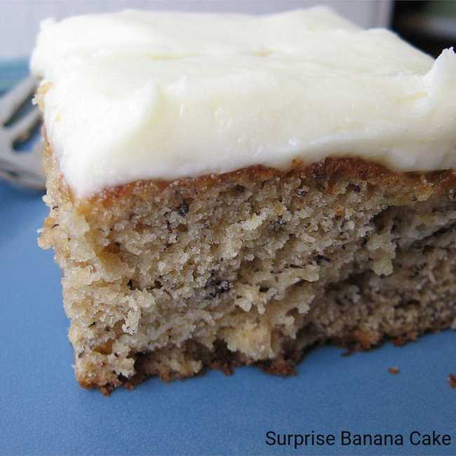 Surprise Banana Cake