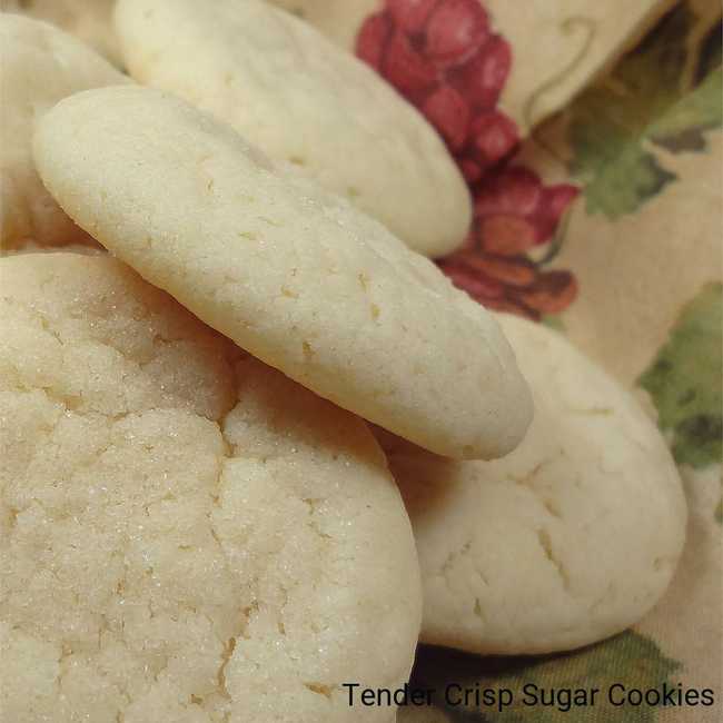 Tender Crisp Sugar Cookies