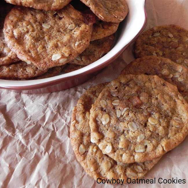 Cowboy Oatmeal Cookies
