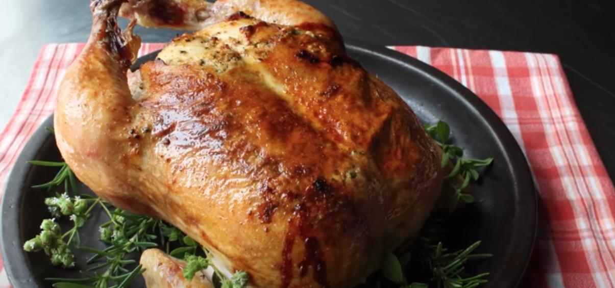 Feta-Brined Roast Chicken