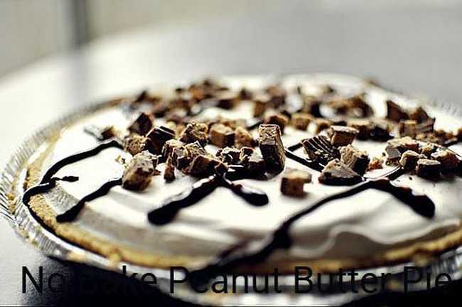 No Bake Peanut Butter Pie