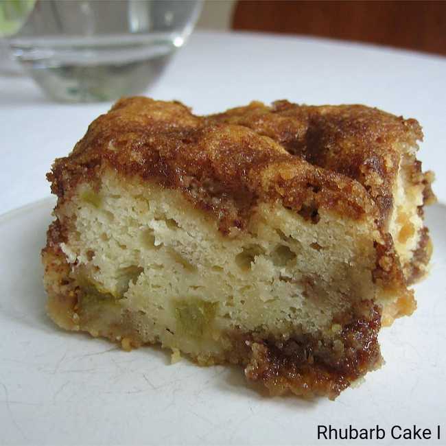 Rhubarb Cake I
