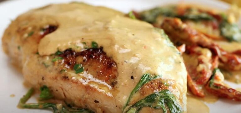 Chicken with Creamy Cassis Sauce