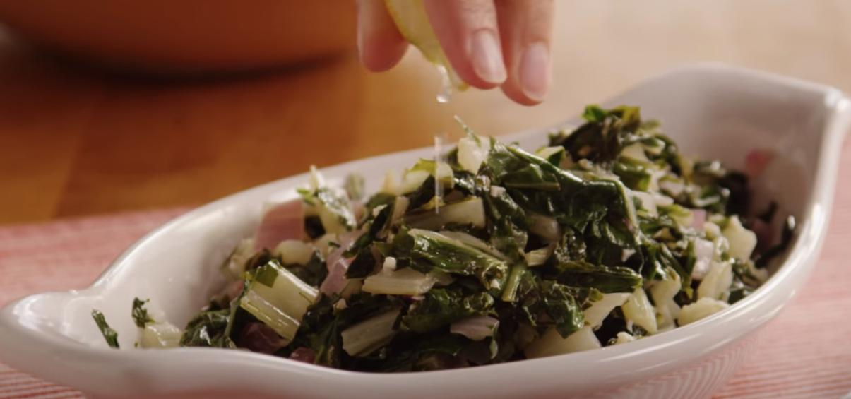 Sautéed Chard with Parsnip