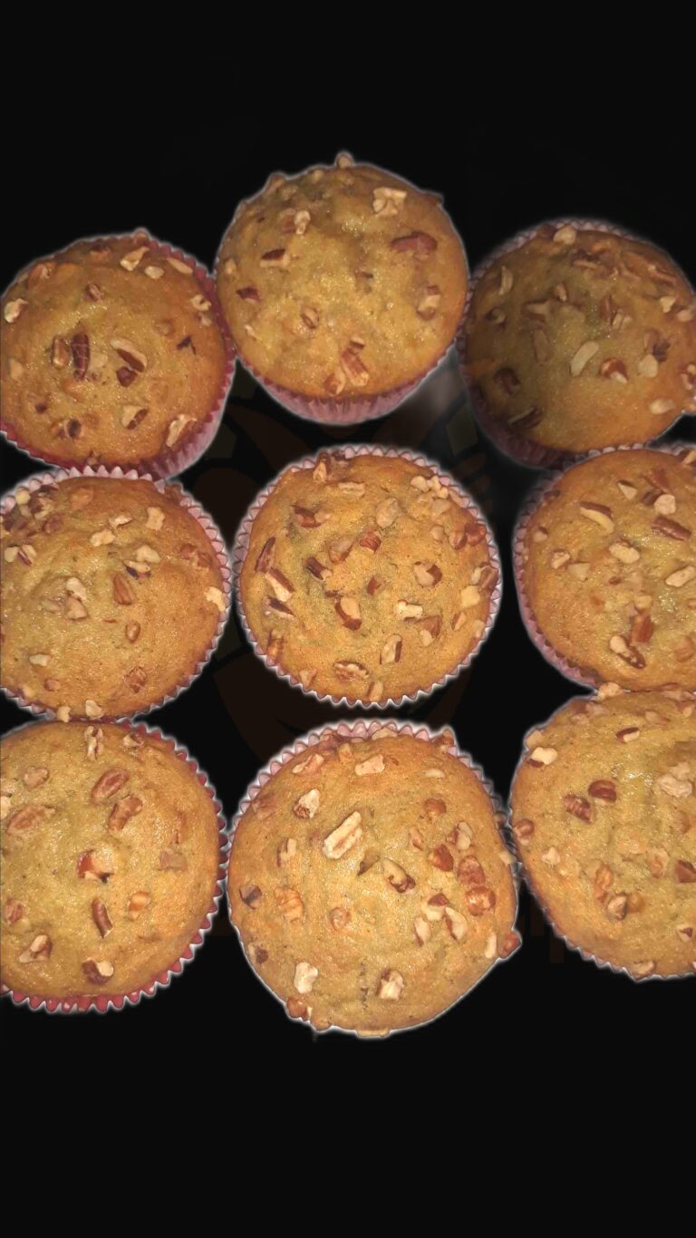 Deliciously Nutty Banana Muffins
