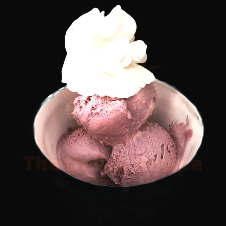 Homemade Black Raspberry Ice Cream Recipe