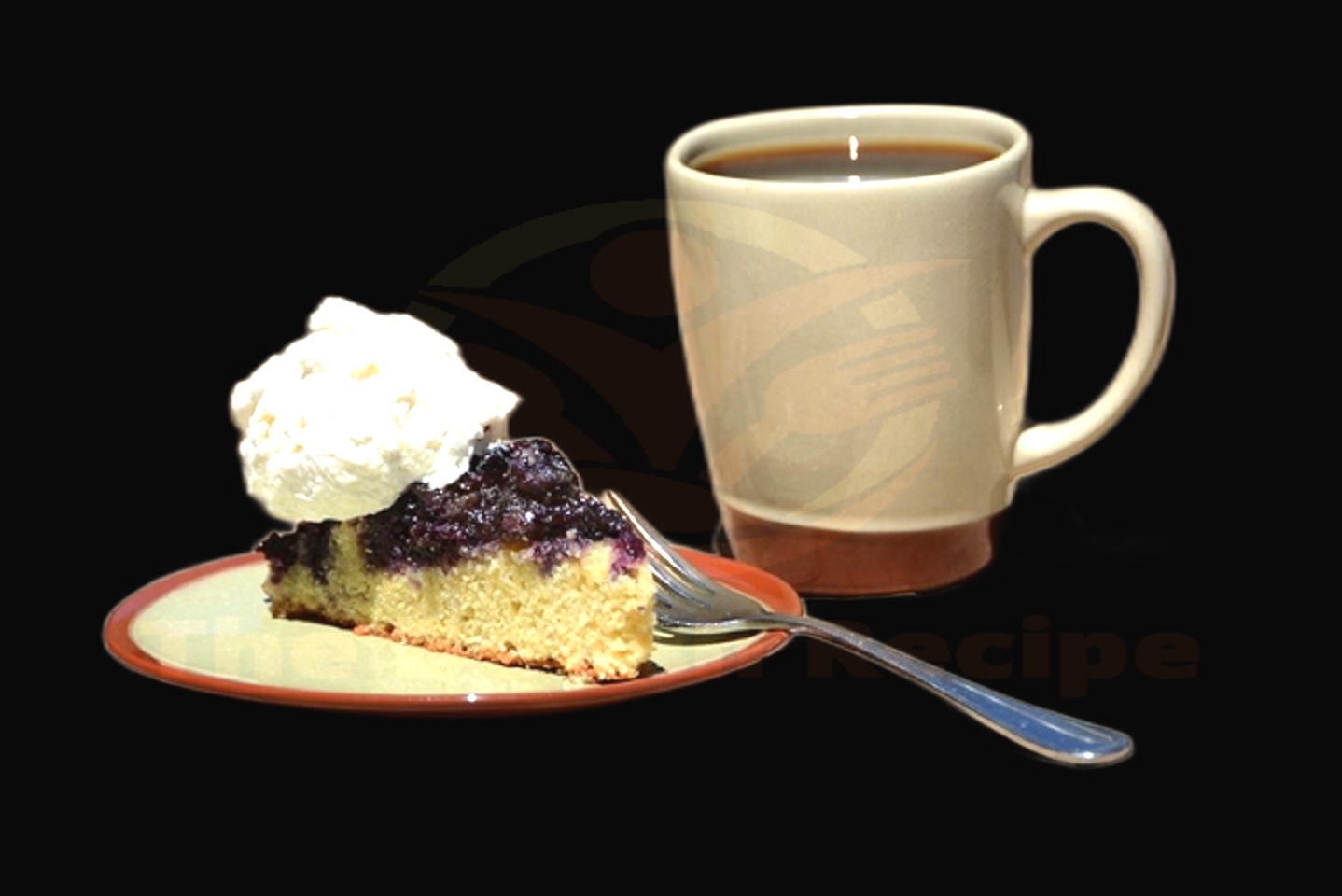 Blueberry Cornmeal Upside-Down Cake