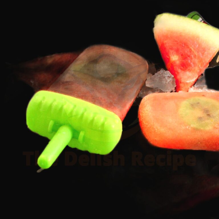 Kiwi-Watermelon Coolers On A Stick