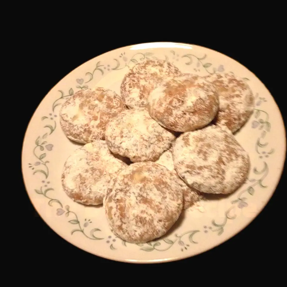 Cherry-Almond Snow Cookies