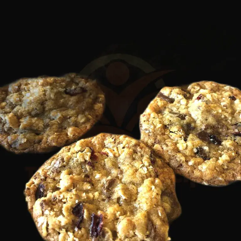 Easy Chewy Chocolate-Toffee-Oatmeal Cookies With Cranberries Recipe