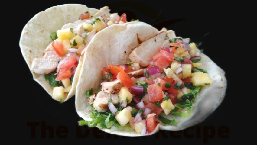 Chicken Tacos with Pineapple Salsa