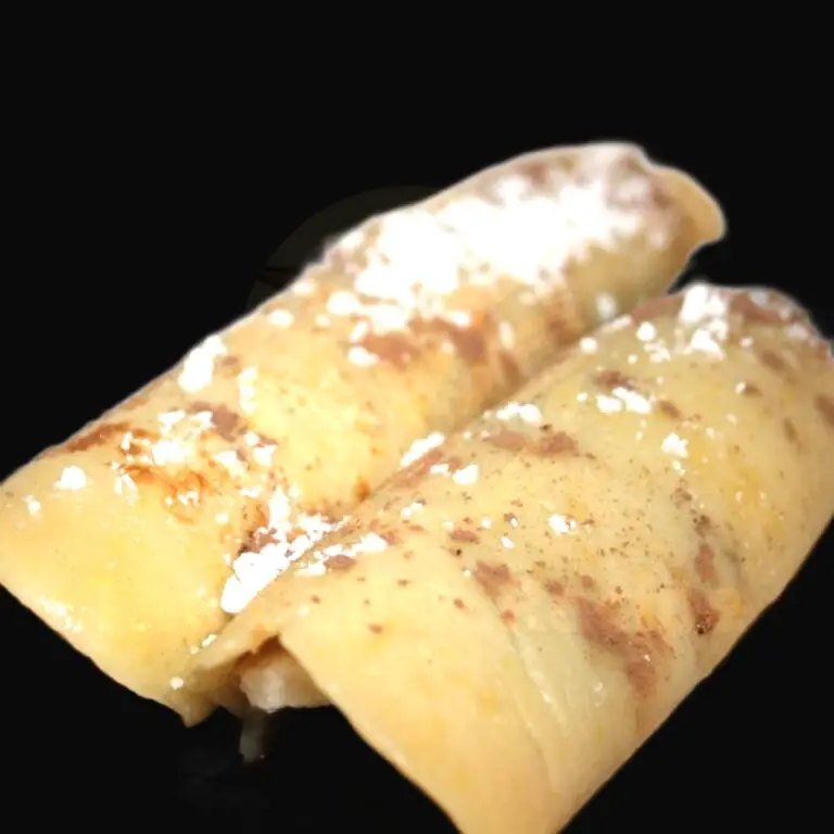 Delicious Chocolate Crepes With Banana Filling