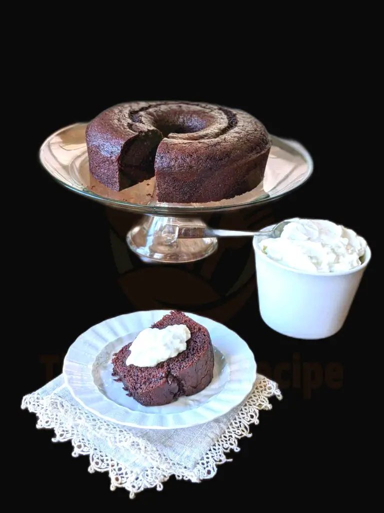 Decadent Chocolate Guinness Bundt Cake With Rich Whiskey Whipped Cream
