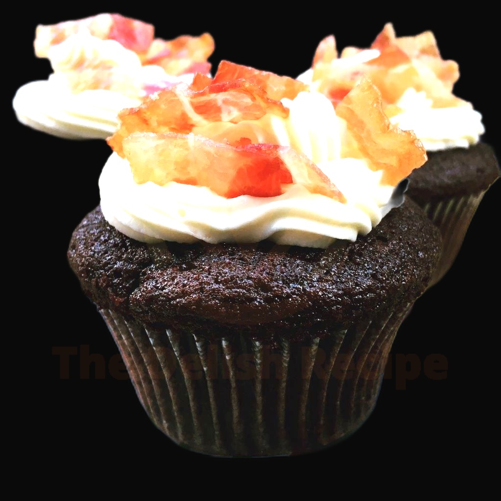 Chocolate-Stout Cupcakes with Maple-Bacon Frosting