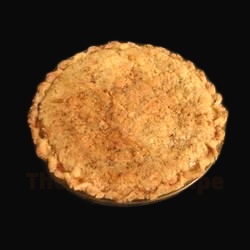 Delicious Homemade Crumb-Top Rhubarb Custard Pie Recipe