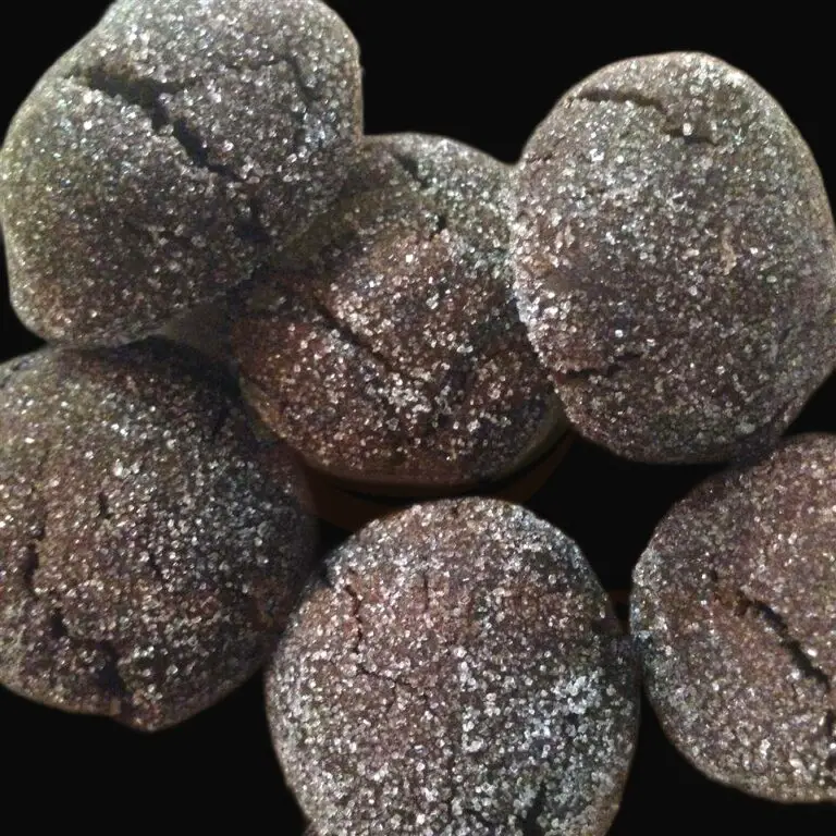 Richly Decadent Dark Chocolate Molasses Cookies