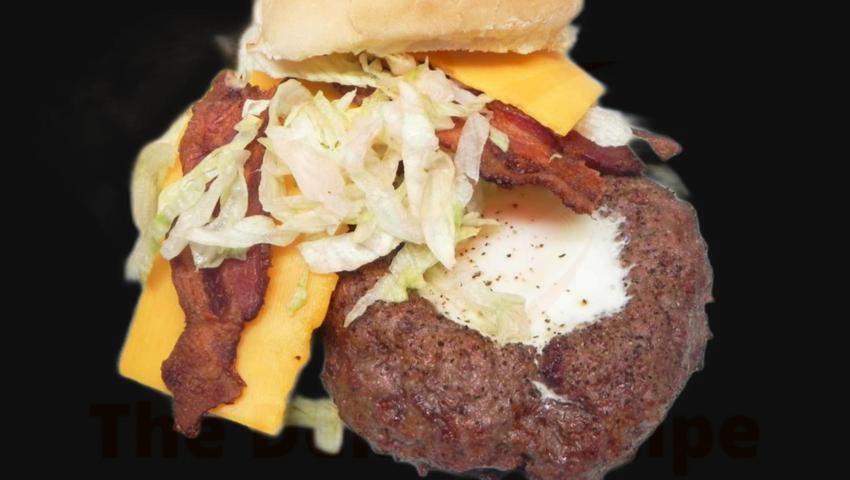 Egg-In-A-Hole Bacon Cheeseburgers