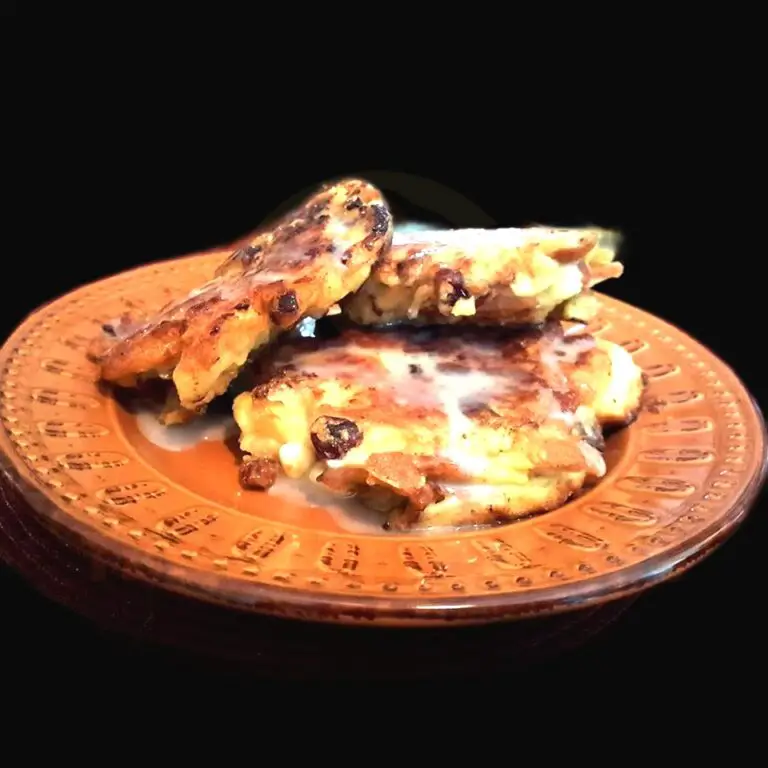 Delicious Griddled Holiday Bread Pudding Recipe