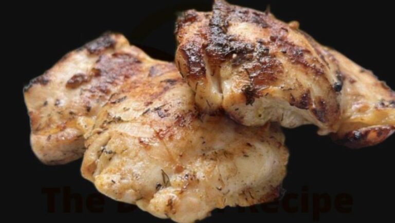 Zesty Grilled Dill Pickle Chicken Thighs