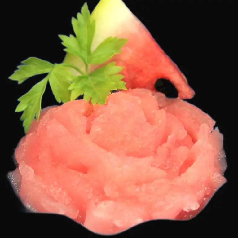 Refreshing And Delightful Watermelon Sorbet