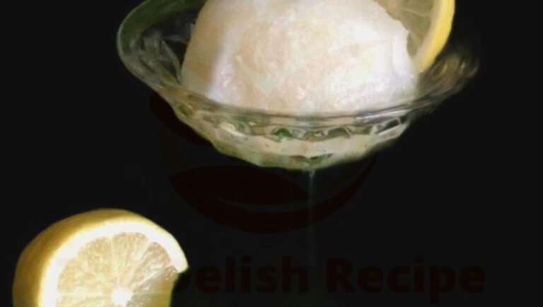 Refreshing Lemon-Basil Sorbet – An Unexpectedly Delicious Treat!