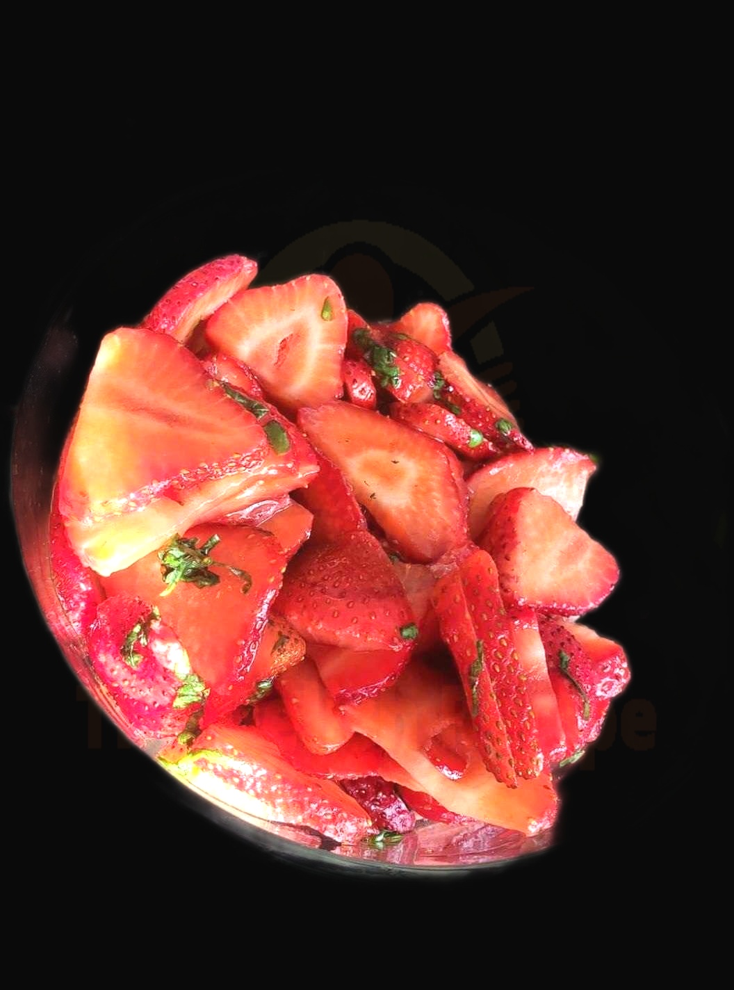 Lemon-Basil Strawberry Salad