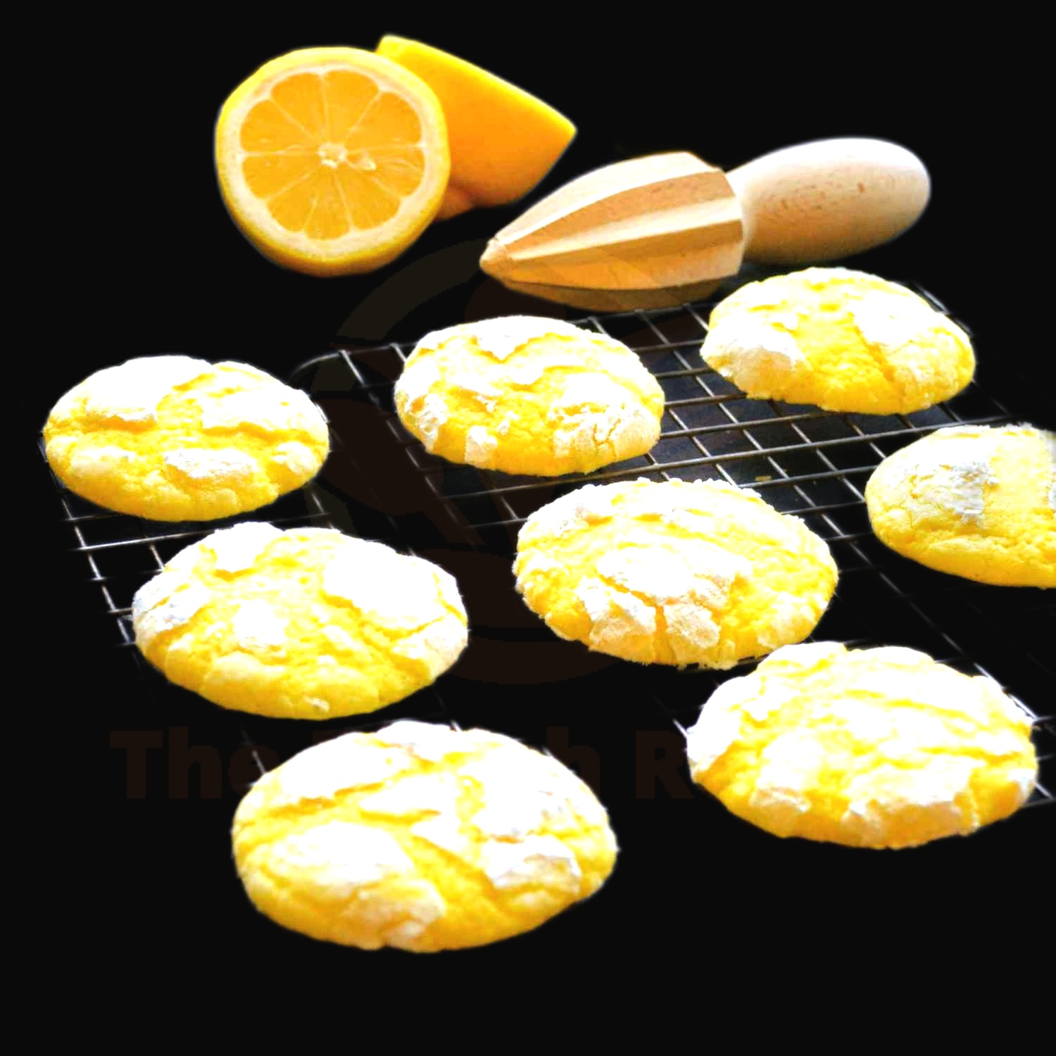 Lemon Crinkle Cookies