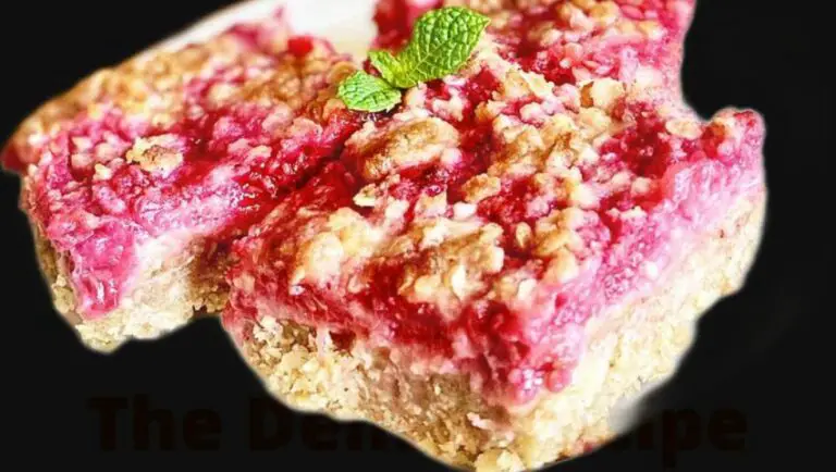 Tart, Sweet And Delicious Lemon-Raspberry Oatmeal Crumb Bars