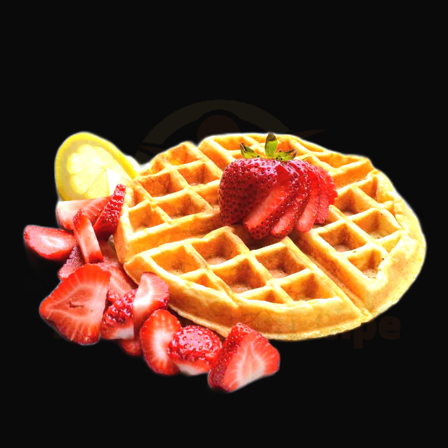 Lemon-Ricotta Cornmeal Waffles