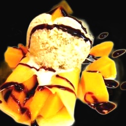 Delicious Mango Crepes Recipe