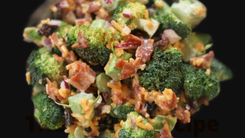Martie'S Broccoli Salad With Bacon And Cheese