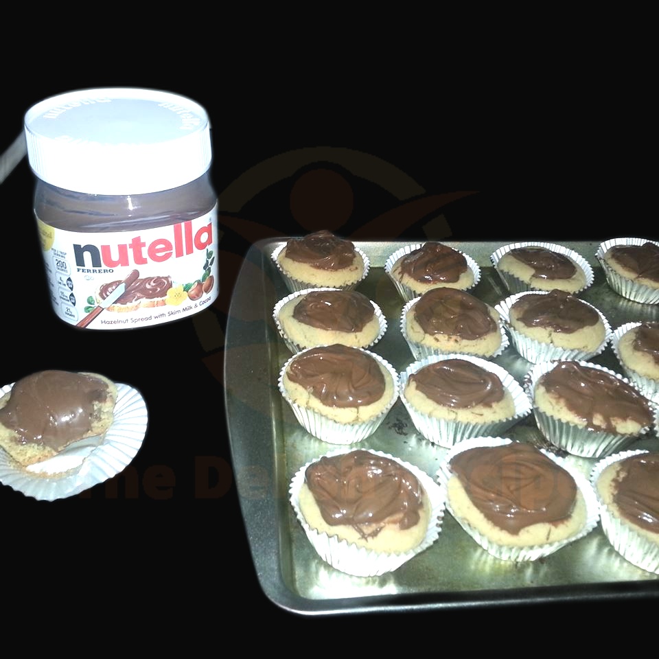 Mini Nutella Cookie Cups