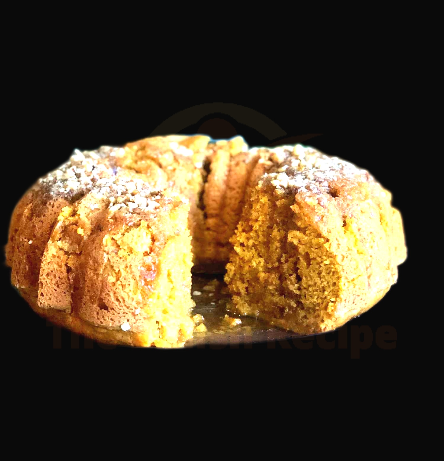 Pumpkin Bundt Cake with Rum Glaze