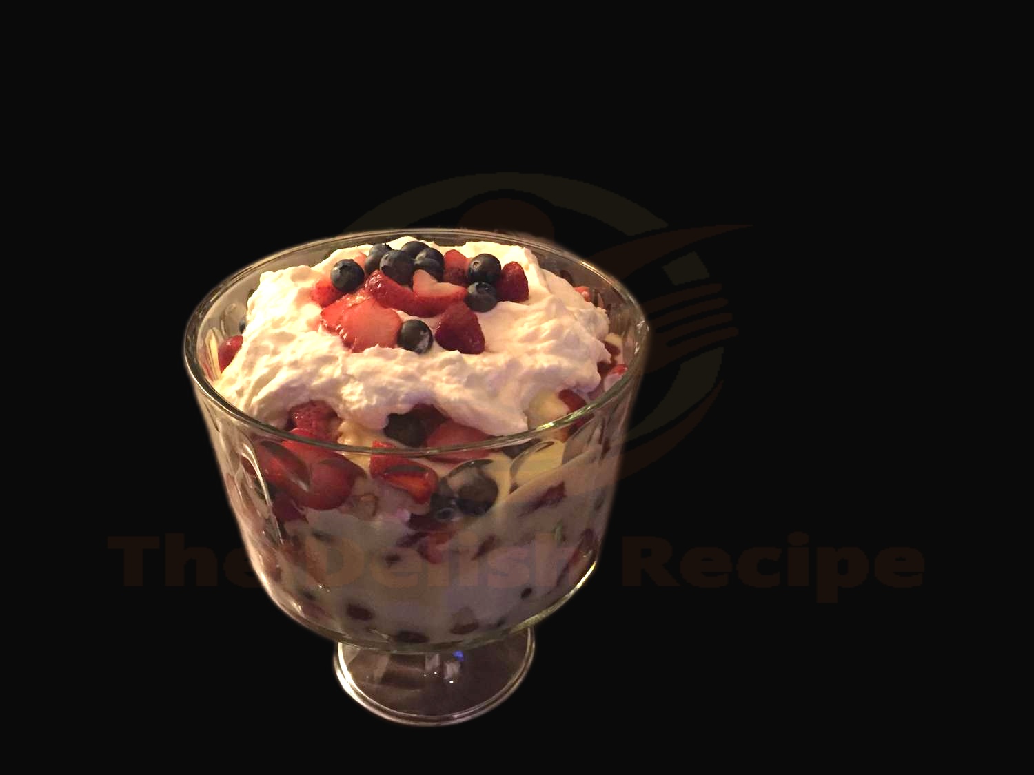 Red, White, and Blue Trifle