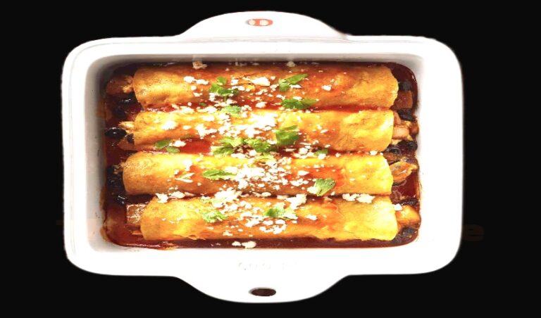 Roasted Butternut And Black Bean Enchiladas – A Deliciously Spicy Mexican Dish!