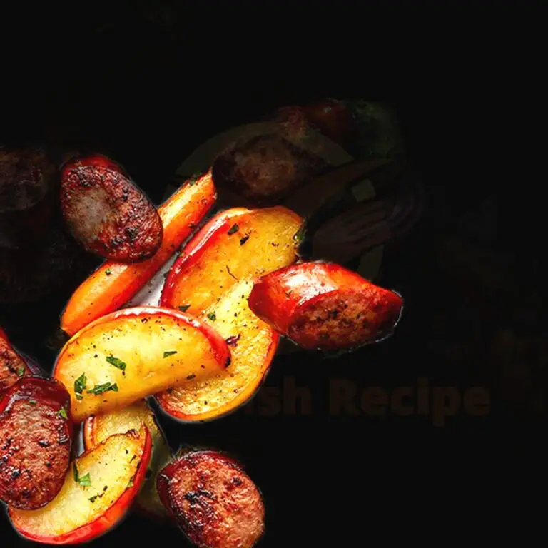 Deliciously Simple Sheet Pan Smoked Sausage, Apple, And Root Veggie Dinner