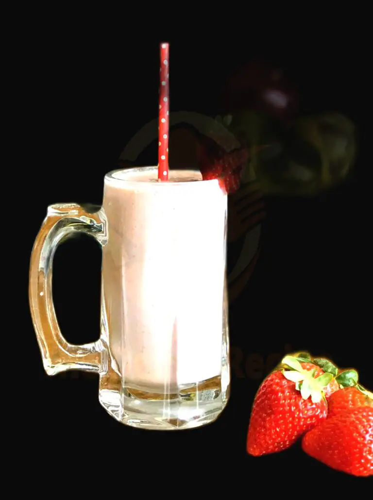 Refreshing Strawberry-Mint Protein Smoothie For A Healthy Start To The Day!
